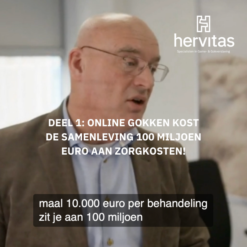 Fred Steutel: 'online gokken kost de samenleving 100 miljoen euro aan zorgkosten'